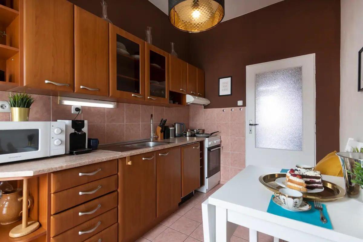 Waterfront River Side Roof Top Apartment - Terrace With City View Praga Exterior foto