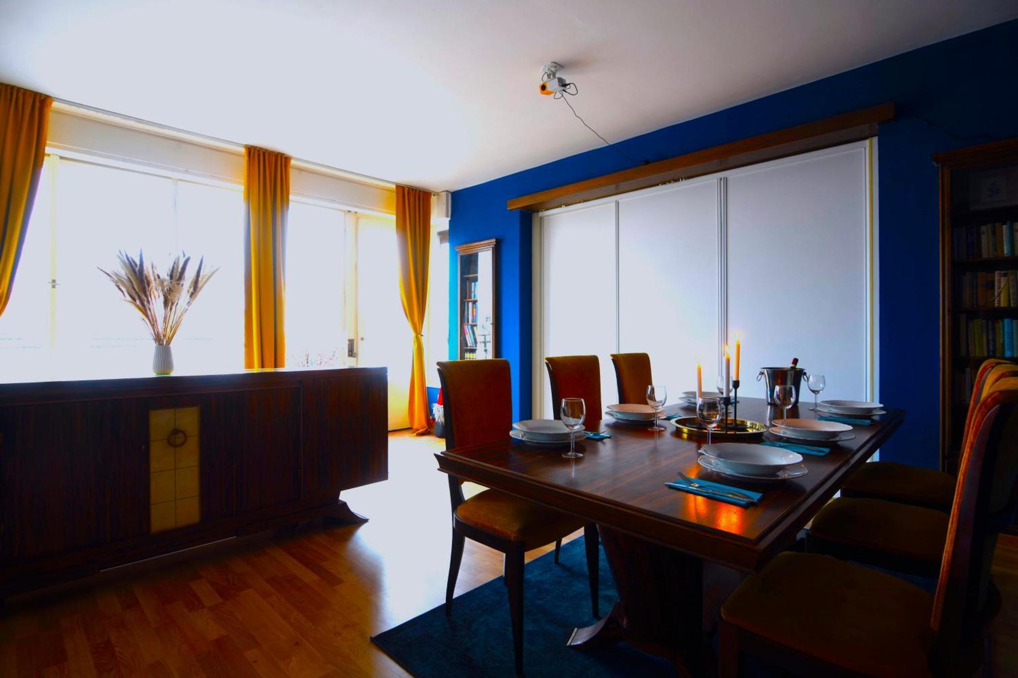 Waterfront River Side Roof Top Apartment - Terrace With City View Praga Exterior foto